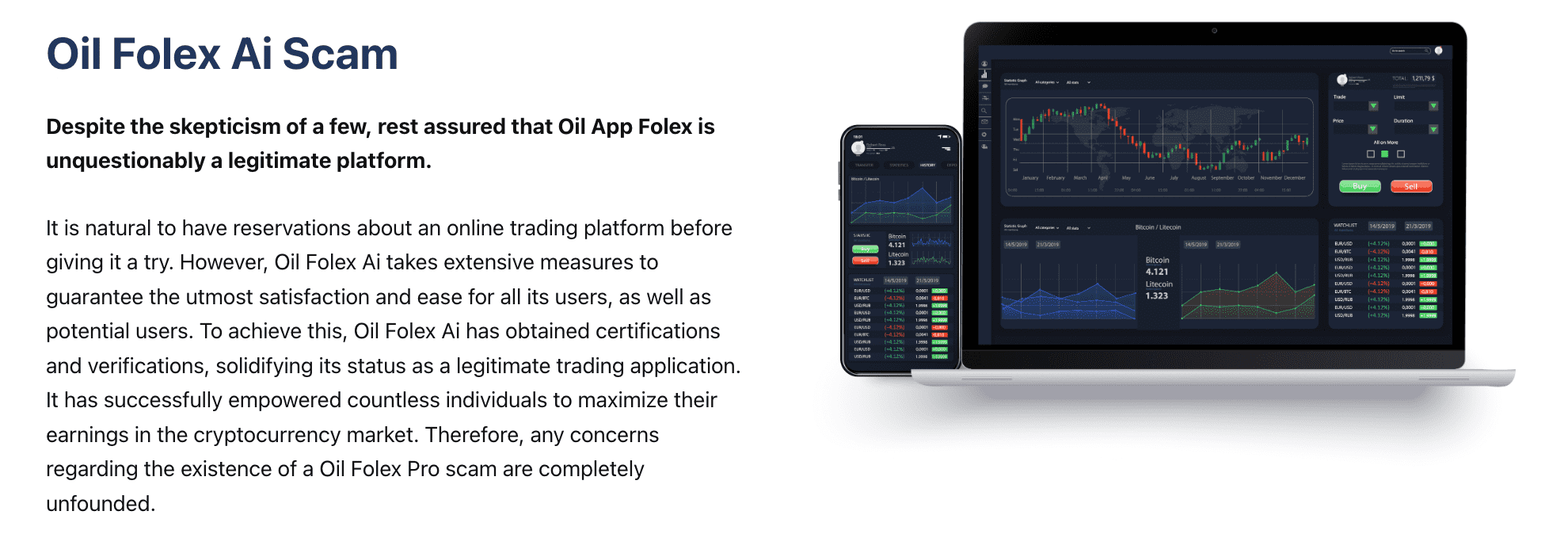 Oil Folex Ai Betrug oder nicht