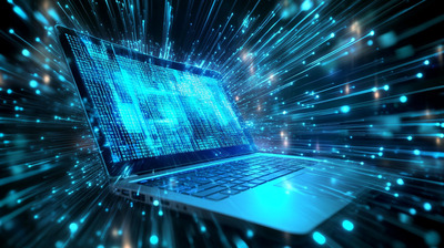 Digital Burst Trading Laptop