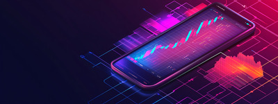 Futuristic Graph Display Mobile Futuristic Graph Display Mobile