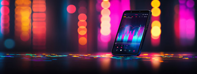 App di trading su Mobile Cityscape Trading App on Mobile Cityscape
