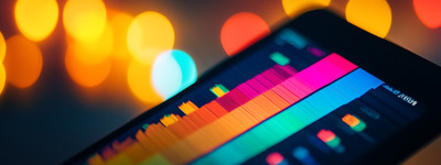 Renkli Mobil Çubuk Grafikler Colorful Mobile Bar Graphs