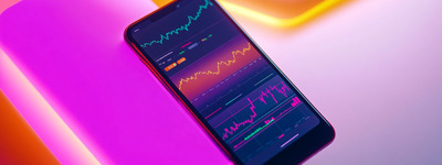 Colori vivaci per il trading mobile Vibrant Mobile Trading Colors