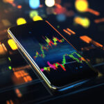 Nighttime Mobile Trading Screen