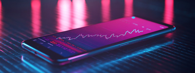 Neon Pink Trend Graph Neon Pink Trend Graph