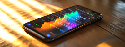 Rainbow Candlestick App Screen