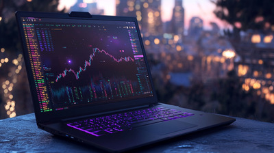 Night Trading with City Lights